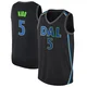 Jason Kidd ＃5 Youth Swingman Black Dallas Mavericks Jersey - City Edition