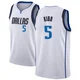 Jason Kidd ＃5 Youth Swingman White Dallas Mavericks Jersey - Association Edition
