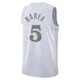 J.J. Barea ＃5 Men's Swingman 2024/25 Dallas Mavericks White City Edition Jersey