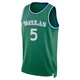 J.J. Barea ＃5 Men's Swingman 2025/26 Dallas Mavericks Green Classic Edition Jersey