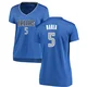 J.J. Barea ＃5 Women's Royal Dallas Mavericks Fast Break Jersey - Icon Edition