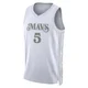 J.J. Barea ＃5 Youth Swingman 2024/25 Dallas Mavericks White City Edition Jersey