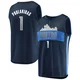 John Poulakidas ＃1 Men's Navy Dallas Mavericks Fast Break Jersey - Statement Edition