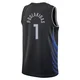 John Poulakidas ＃1 Men's Swingman 2025/26 Dallas Mavericks Black City Edition Jersey
