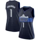 John Poulakidas ＃1 Women's Swingman Navy Dallas Mavericks Jersey - Statement Edition