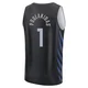 John Poulakidas ＃1 Youth 2025/26 Dallas Mavericks Fast Break Black City Edition Jersey
