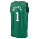 John Poulakidas ＃1 Youth 2025/26 Dallas Mavericks Fast Break Green Classic Edition Jersey