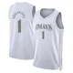 John Poulakidas ＃1 Youth Swingman 2024/25 Dallas Mavericks White City Edition Jersey