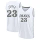 Kai Jones ＃23 Youth 2024/25 Dallas Mavericks White Fast Break City Edition Jersey