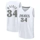 Kemba Walker ＃34 Men's 2024/25 Dallas Mavericks White Fast Break City Edition Jersey