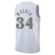 Kemba Walker ＃34 Men's Swingman 2024/25 Dallas Mavericks White City Edition Jersey