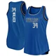 Kemba Walker ＃34 Women's Blue Dallas Mavericks Fast Break Movement Tank Jersey - Icon Edition