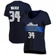 Kemba Walker ＃34 Women's Navy Dallas Mavericks Fast Break Jersey - Statement Edition