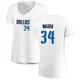 Kemba Walker ＃34 Women's White Dallas Mavericks Fast Break Jersey - Association Edition