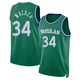 Kemba Walker ＃34 Youth Swingman 2025/26 Dallas Mavericks Green Classic Edition Jersey