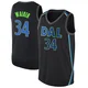 Kemba Walker ＃34 Youth Swingman Black Dallas Mavericks Jersey - City Edition