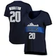 Khris Middleton ＃20 Women's Navy Dallas Mavericks Fast Break Jersey - Statement Edition