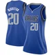Khris Middleton ＃20 Women's Swingman Royal Dallas Mavericks Jersey - Icon Edition