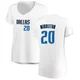 Khris Middleton ＃20 Women's White Dallas Mavericks Fast Break Jersey - Association Edition