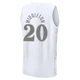 Khris Middleton ＃20 Youth 2024/25 Dallas Mavericks White Fast Break City Edition Jersey