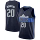 Khris Middleton ＃20 Youth Swingman Navy Dallas Mavericks Jersey - Statement Edition