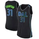 Klay Thompson ＃31 Women's Swingman Black Dallas Mavericks Jersey - City Edition