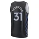 Klay Thompson ＃31 Youth 2025/26 Dallas Mavericks Fast Break Black City Edition Jersey