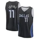 Kyrie Irving ＃11 Men's 2025/26 Dallas Mavericks Fast Break Black City Edition Jersey