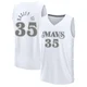 Marvin Bagley III ＃35 Men's 2024/25 Dallas Mavericks White Fast Break City Edition Jersey