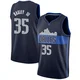 Marvin Bagley III ＃35 Men's Swingman Navy Dallas Mavericks Jersey - Statement Edition