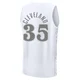 Matthew Cleveland ＃35 Men's 2024/25 Dallas Mavericks White Fast Break City Edition Jersey