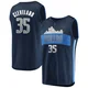 Matthew Cleveland ＃35 Men's Navy Dallas Mavericks Fast Break Jersey - Statement Edition