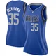 Matthew Cleveland ＃35 Women's Swingman Royal Dallas Mavericks Jersey - Icon Edition