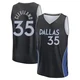 Matthew Cleveland ＃35 Youth 2025/26 Dallas Mavericks Fast Break Black City Edition Jersey