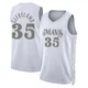 Matthew Cleveland ＃35 Youth Swingman 2024/25 Dallas Mavericks White City Edition Jersey