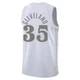 Matthew Cleveland ＃35 Youth Swingman 2024/25 Dallas Mavericks White City Edition Jersey