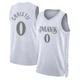 Max Christie ＃0 Youth Swingman 2024/25 Dallas Mavericks White City Edition Jersey