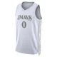 Max Christie ＃0 Youth Swingman 2024/25 Dallas Mavericks White City Edition Jersey