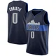 Max Christie ＃0 Youth Swingman Navy Dallas Mavericks Jersey - Statement Edition