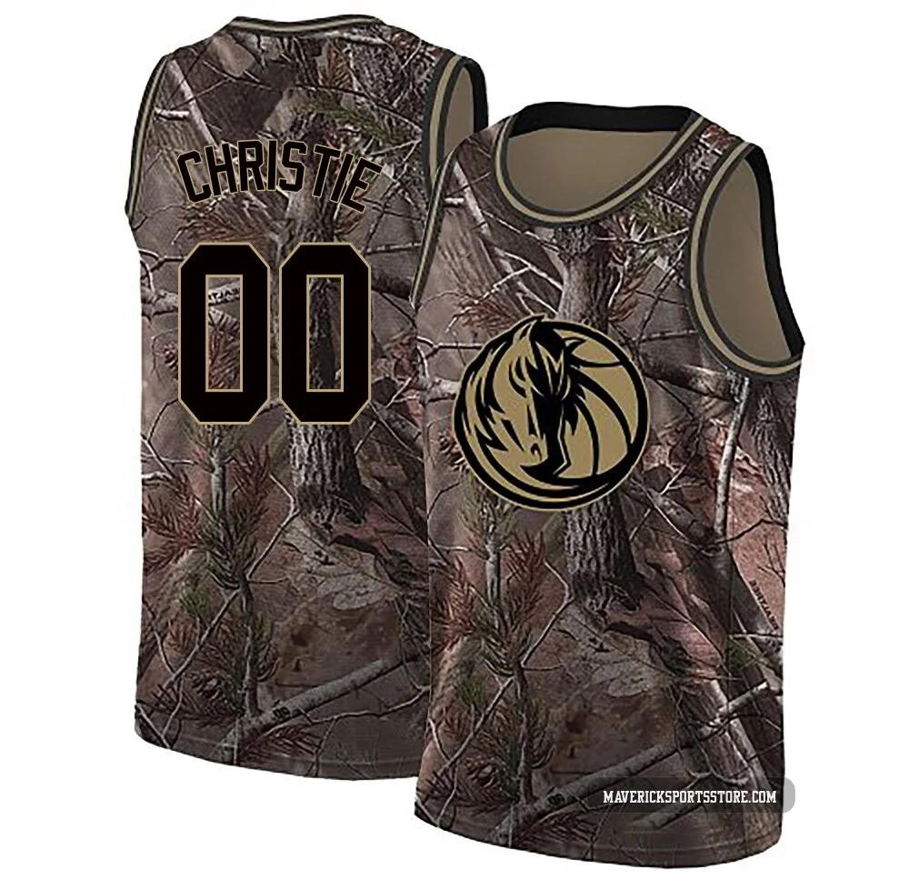 Max Christie ＃00 Men's Swingman Camo Dallas Mavericks Realtree Collection Jersey