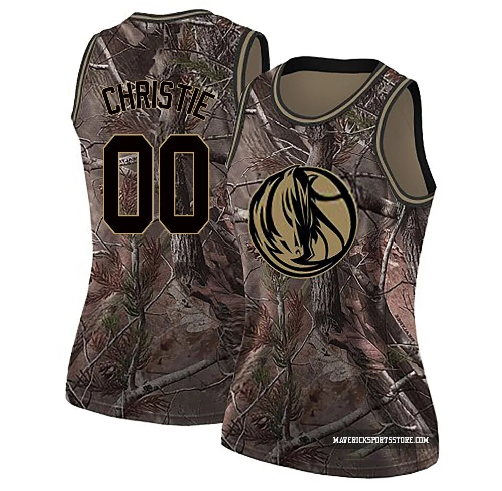 Max Christie ＃00 Women's Swingman Camo Dallas Mavericks Realtree Collection Jersey