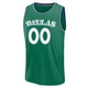 Max Christie ＃00 Youth 2025/26 Dallas Mavericks Fast Break Green Classic Edition Jersey