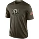 Men's Olive Dallas Mavericks Salute To Service KO Performance Dri-FIT T-Shirt