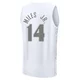 Mike Miles Jr. ＃14 Men's 2024/25 Dallas Mavericks White Fast Break City Edition Jersey