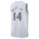 Mike Miles Jr. ＃14 Men's Swingman 2024/25 Dallas Mavericks White City Edition Jersey