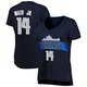 Mike Miles Jr. ＃14 Women's Navy Dallas Mavericks Fast Break Jersey - Statement Edition