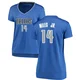 Mike Miles Jr. ＃14 Women's Royal Dallas Mavericks Fast Break Jersey - Icon Edition