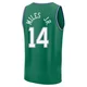 Mike Miles Jr. ＃14 Youth 2025/26 Dallas Mavericks Fast Break Green Classic Edition Jersey