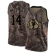 Mike Miles Jr. ＃14 Youth Swingman Camo Dallas Mavericks Realtree Collection Jersey