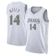 Miles Kelly ＃14 Men's Swingman 2024/25 Dallas Mavericks White City Edition Jersey